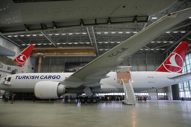 THY'nin 'Boeing 777' kargo uçağının teslim töreni galerisi resim 15