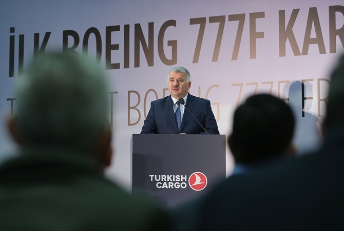 THY'nin 'Boeing 777' kargo uçağının teslim töreni galerisi resim 6