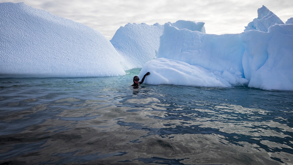 Buz gibi sulara daldı galerisi resim 3