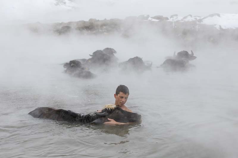Dondurucu soğukta kaplıca keyfi galerisi resim 3