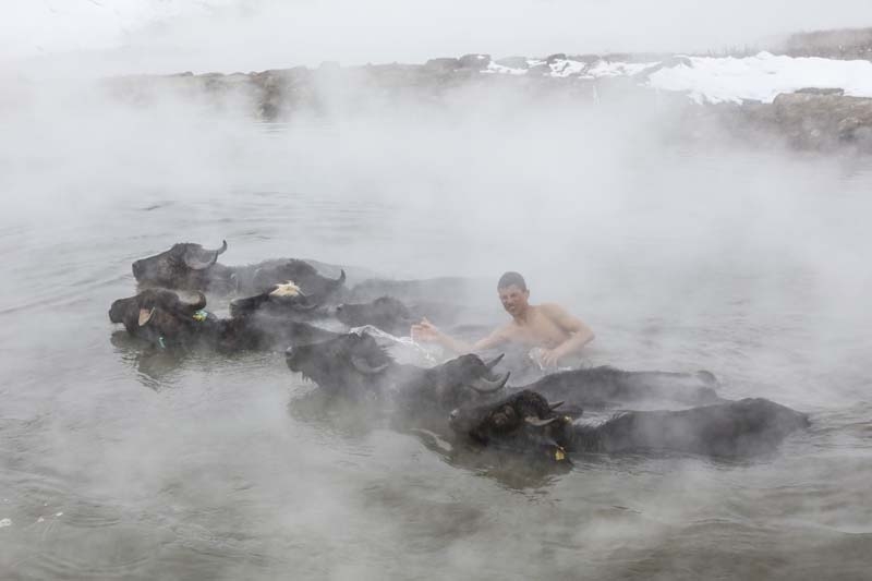 Dondurucu soğukta kaplıca keyfi galerisi resim 4