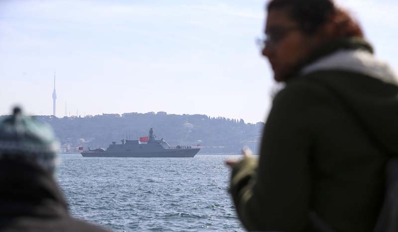 Savaş gemileri Boğaz'dan geri döndü galerisi resim 15