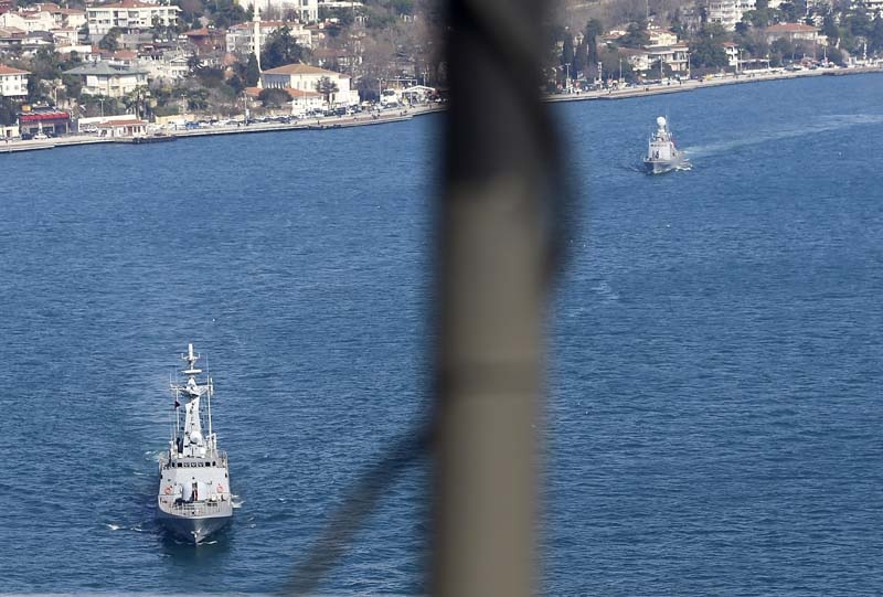 Savaş gemileri Boğaz'dan geri döndü galerisi resim 6