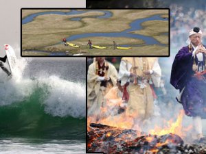 OBJEKTİFLERE TAKILAN BİRBİRİNDEN İLGİNÇ KARELER