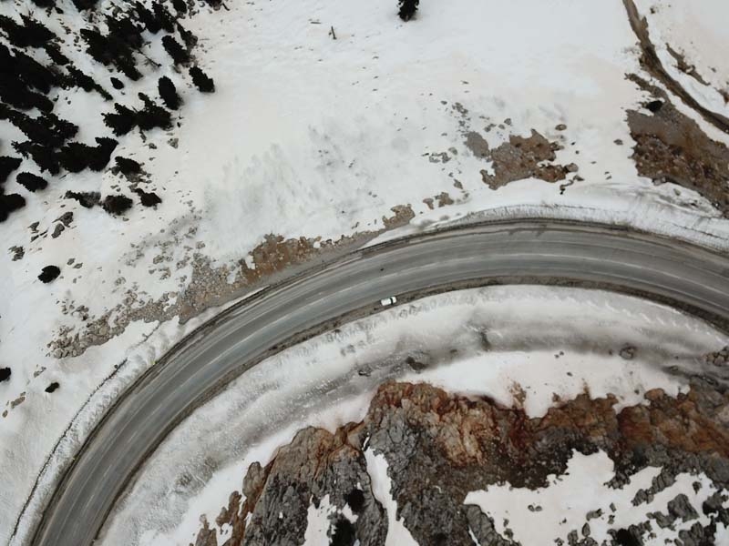 Beyaz gelinlikli Toroslar havadan görüntülendi galerisi resim 2