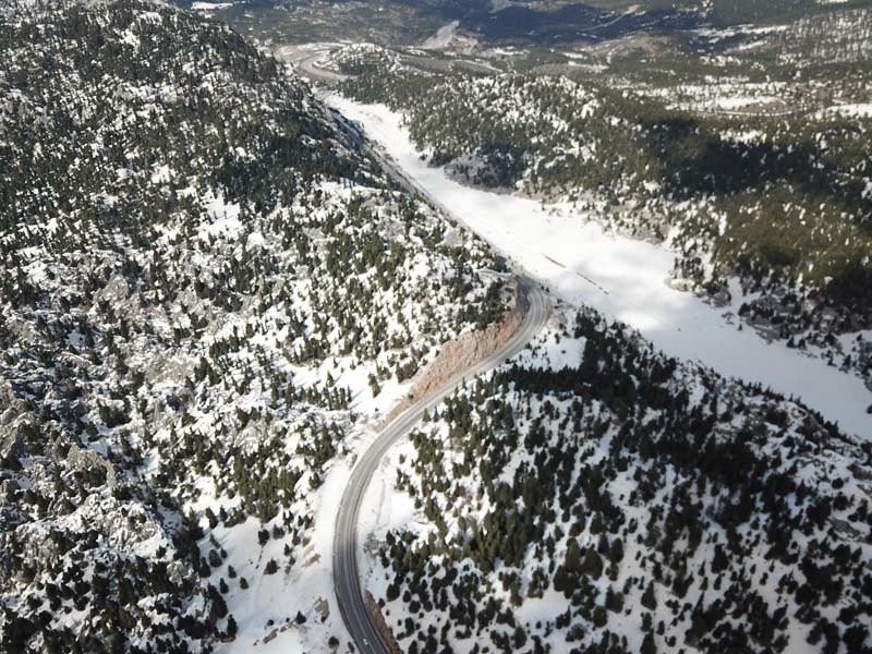 Beyaz gelinlikli Toroslar havadan görüntülendi galerisi resim 6