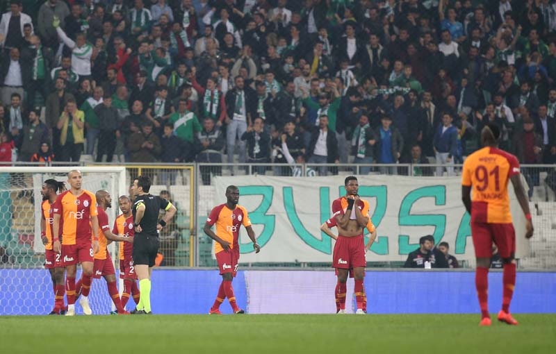 Bursaspor - Galatasaray maçından ilgin kareler galerisi resim 28