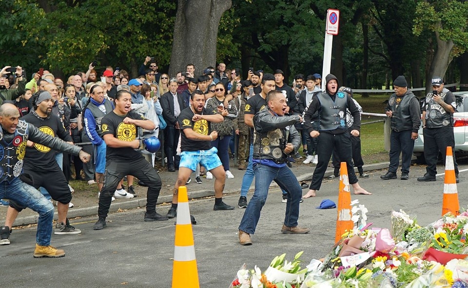 Haka Dansçıları katliamı böyle proteste etti galerisi resim 4