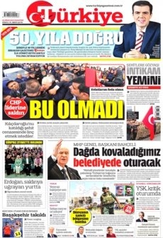 Kılıçdaroğlu'na saldırıyı gazeteler nasıl gördü? galerisi resim 14