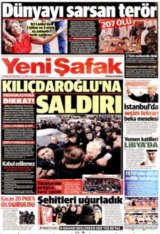 Kılıçdaroğlu'na saldırıyı gazeteler nasıl gördü? galerisi resim 18