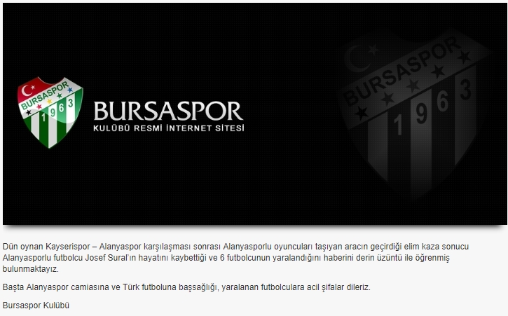 Spor camiasından Josef Sural için başsağlığı mesajları galerisi resim 10