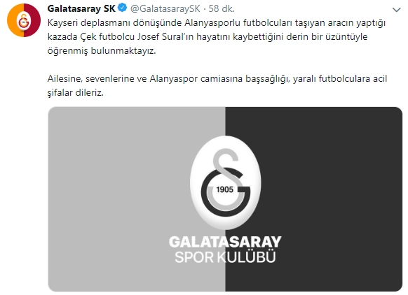Spor camiasından Josef Sural için başsağlığı mesajları galerisi resim 5