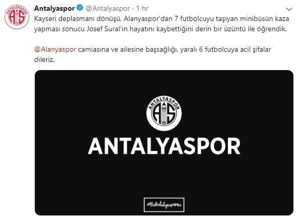 Spor camiasından Josef Sural için başsağlığı mesajları galerisi resim 7