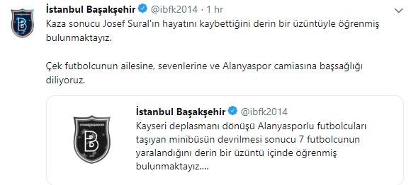 Spor camiasından Josef Sural için başsağlığı mesajları galerisi resim 9