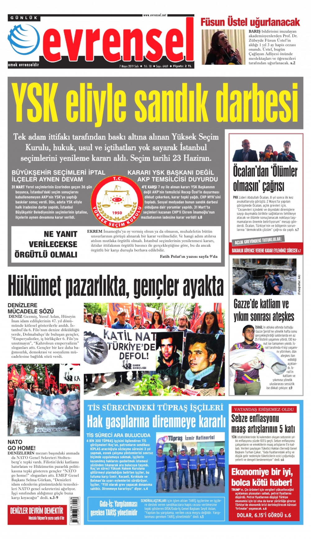 Seçim iptalini Türk basını nasıl gördü? galerisi resim 13