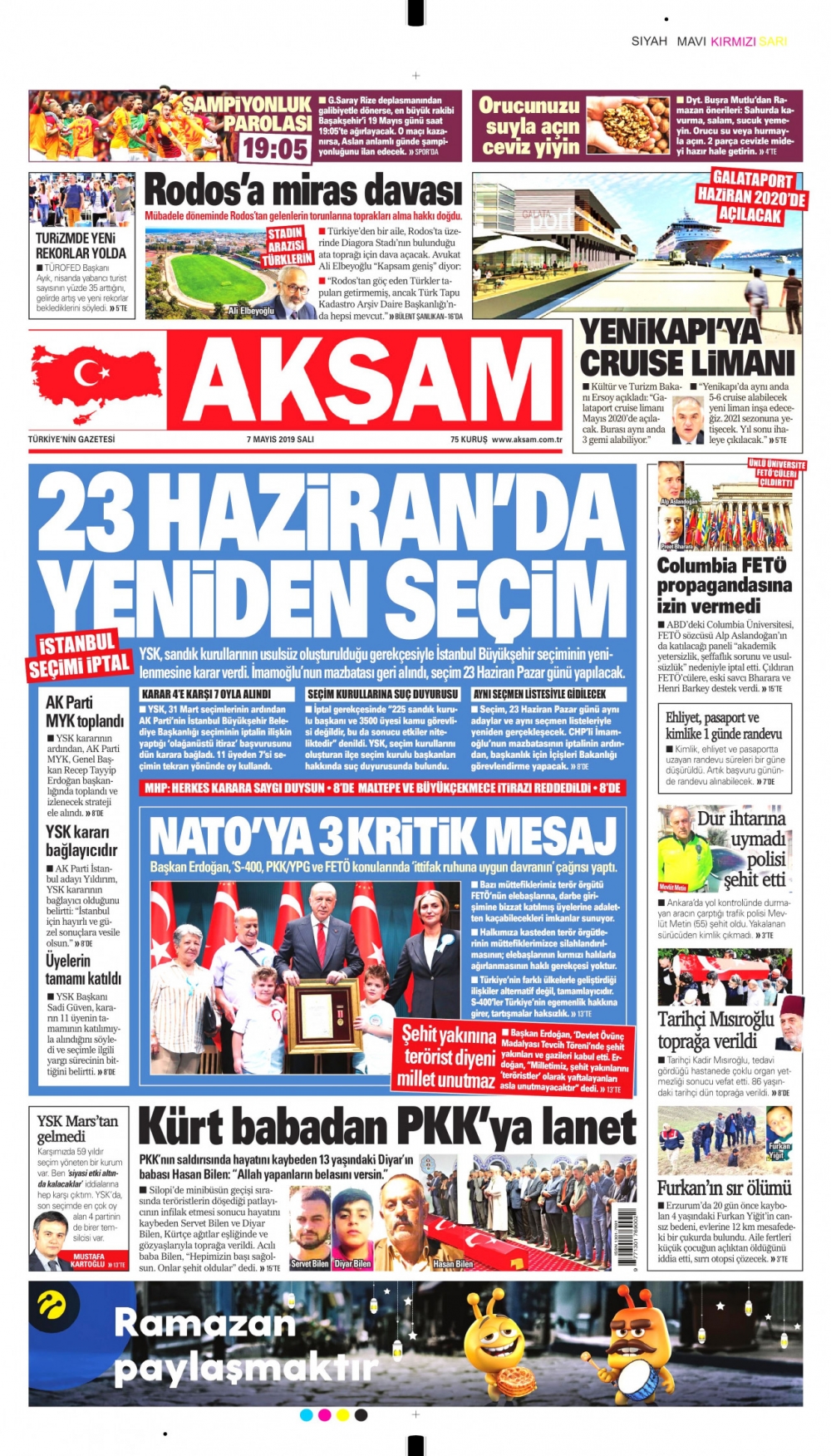 Seçim iptalini Türk basını nasıl gördü? galerisi resim 2