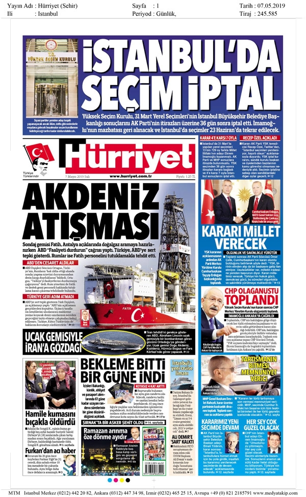 Seçim iptalini Türk basını nasıl gördü? galerisi resim 6