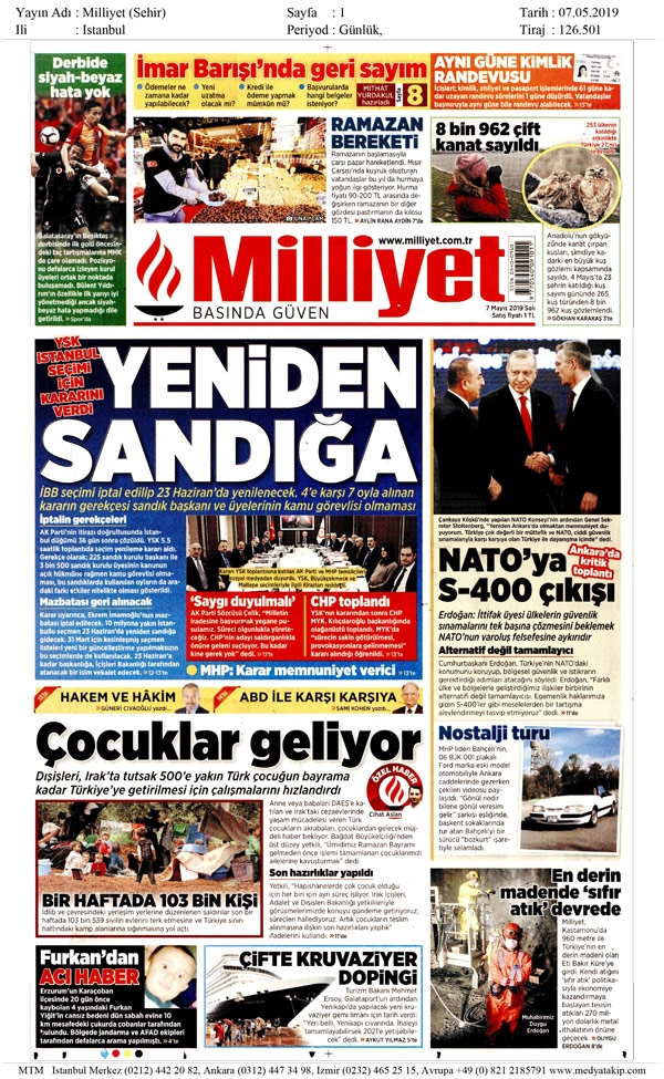 Seçim iptalini Türk basını nasıl gördü? galerisi resim 7