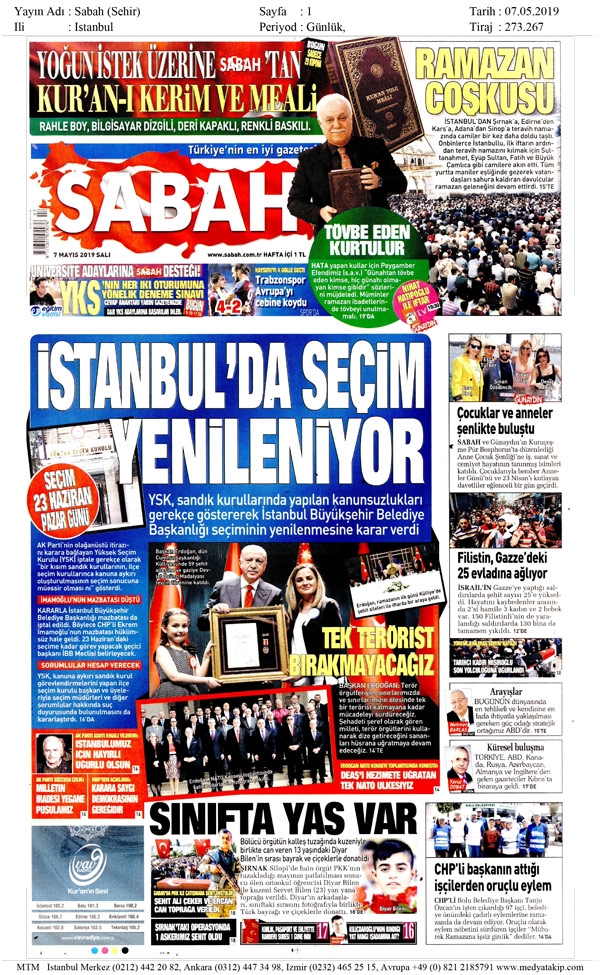 Seçim iptalini Türk basını nasıl gördü? galerisi resim 8