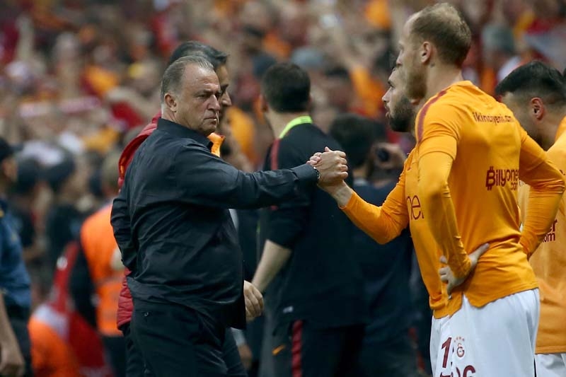 Şampiyon Galatasaray! Maçtan muhteşem kareler galerisi resim 18