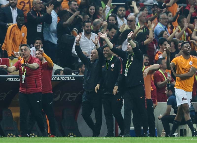 Şampiyon Galatasaray! Maçtan muhteşem kareler galerisi resim 20
