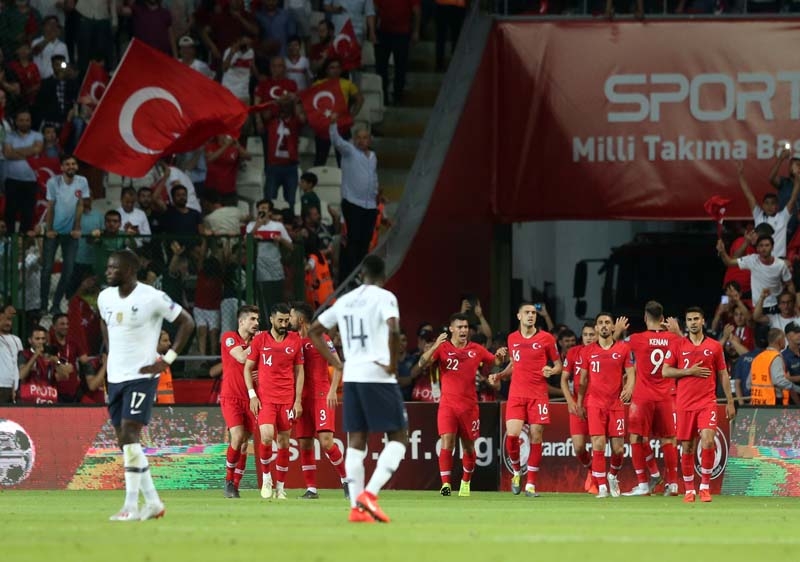 Türkiye - Fransa maçından muhteşem kareler galerisi resim 26