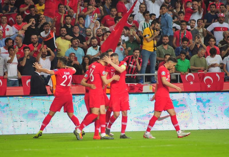 Türkiye - Fransa maçından muhteşem kareler galerisi resim 4