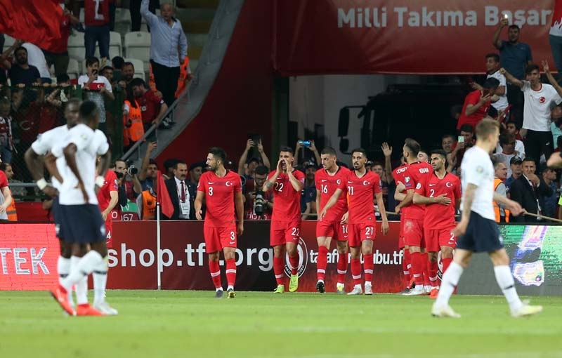 Türkiye - Fransa maçından muhteşem kareler galerisi resim 40