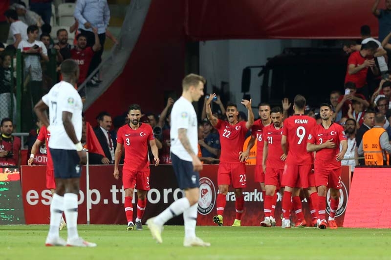 Türkiye - Fransa maçından muhteşem kareler galerisi resim 41