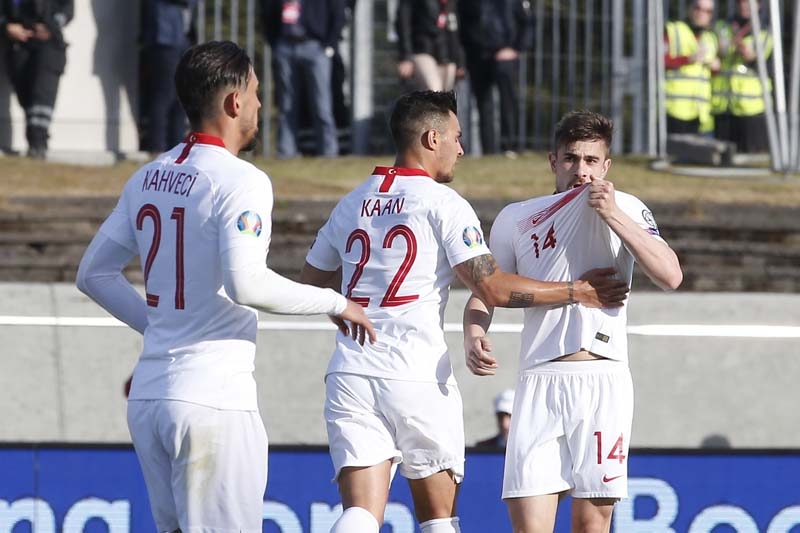 İzlanda - Türkiye maçından kareler galerisi resim 15