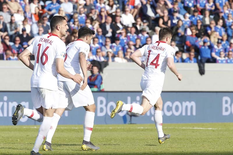 İzlanda - Türkiye maçından kareler galerisi resim 16