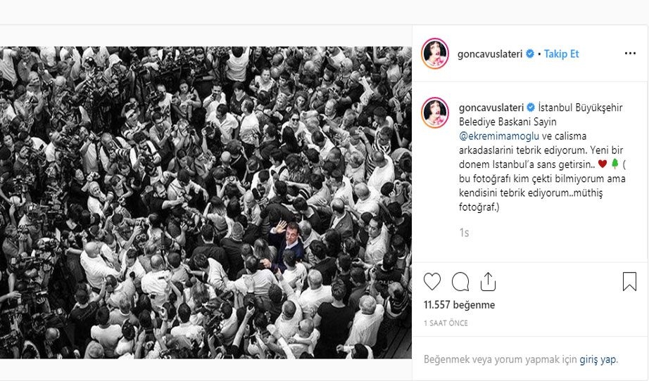 İşte ünlülerin İmamoğlu paylaşımları... galerisi resim 4