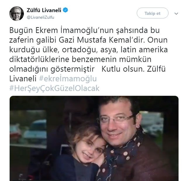 İşte ünlülerin İmamoğlu paylaşımları... galerisi resim 8