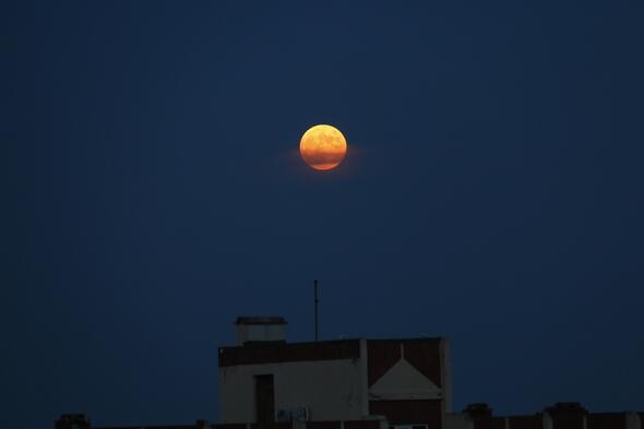 ''Parçalı Ay Tutulması" böyle görüntülendi! galerisi resim 6