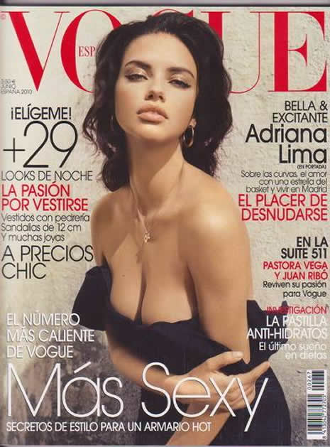 Adriana Lima Vogue dergisine kapak oldu galerisi resim 8