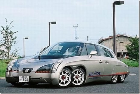 8 tekerlekli otomobil şaşırtıyor galerisi resim 4