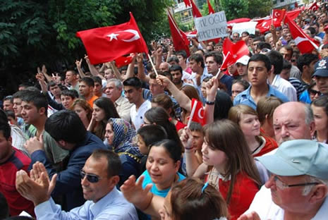 Türkiye 5 şehidini uğurluyor galerisi resim 2