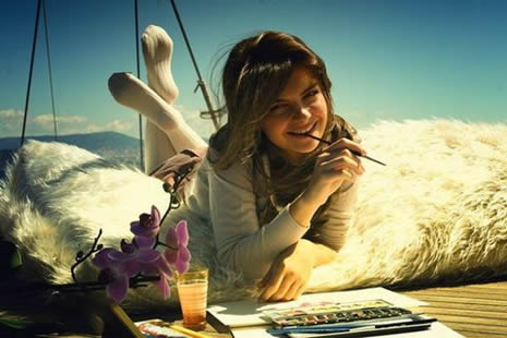 Pelin Karahan'dan doğal pozlar galerisi resim 12