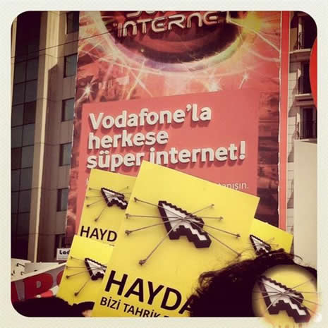 "İnternete Dokunma" eyleminden ilginç kareler... galerisi resim 10