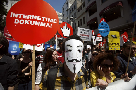 "İnternete Dokunma" eyleminden ilginç kareler... galerisi resim 24