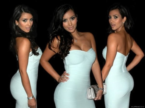 Kim Kardashian'ın seksi pozları galerisi resim 17