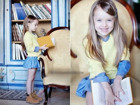 4 yaşında manken Kristina Pimenov galerisi resim 24