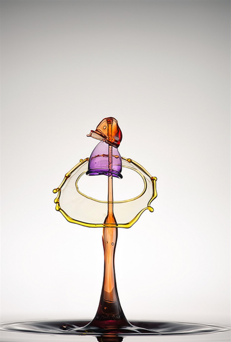 Su damlaları boya ve renkli ışıkların görsel şöleni galerisi resim 18