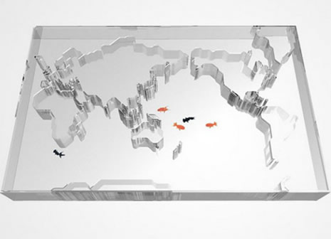 Enteresan tasarlanmış akvaryumlar galerisi resim 10