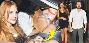 O da yüzüğünü gösterdi 