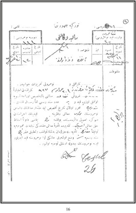 Atatürk'ün emeklilik belgeleri! galerisi resim 14