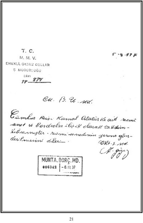 Atatürk'ün emeklilik belgeleri! galerisi resim 19