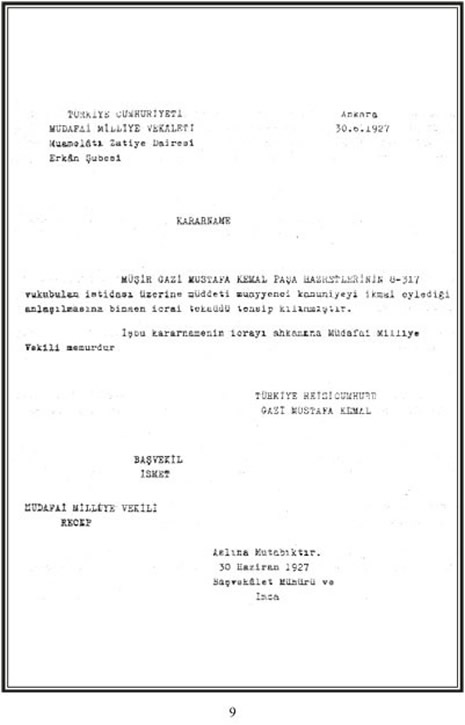 Atatürk'ün emeklilik belgeleri! galerisi resim 7