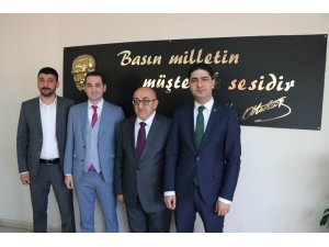 Kayseri Gazeteciler Cemiyeti’ne ziyaretler sürüyor