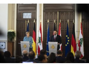 Merkel, Lübnan Başbakanı Hariri ile  görüştü